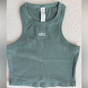 Alo Yoga Aspire Tank Botanical Green XS